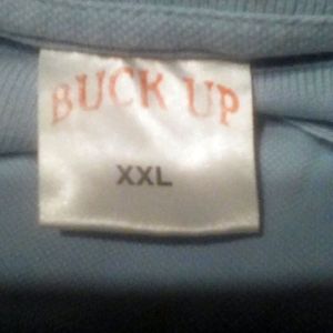 Men Buck up Brand  Polo baby blue